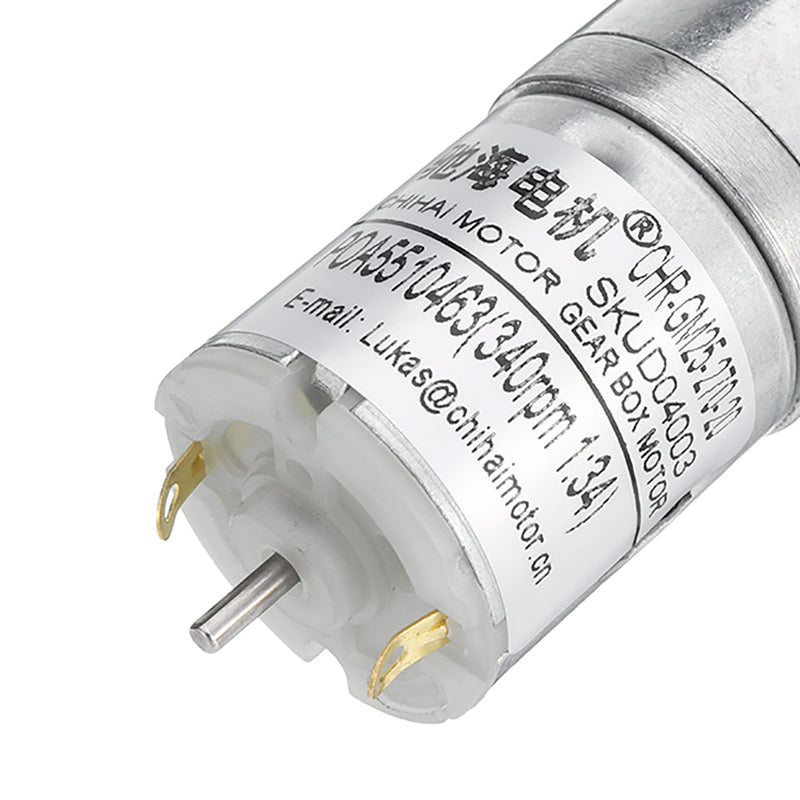 Chihai DC 7.4V 340rpm 550rpm Reduction Motor DC Geared Motor