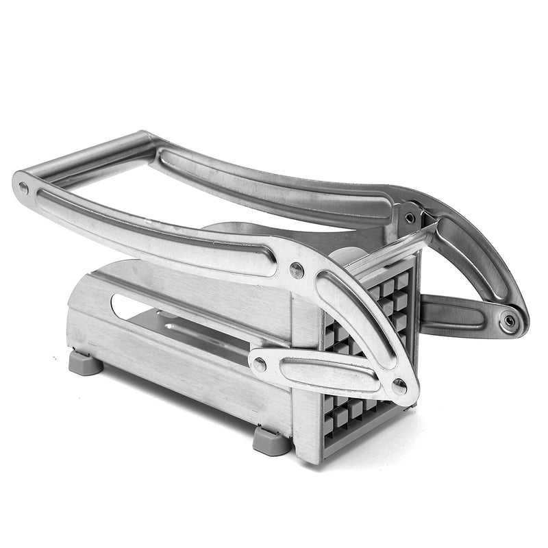 Stainless Steel French Fry Potato Cutter Maker Slicer Chopper Dicer with 2 Blades Vegetable Cutter