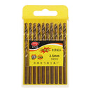 Drillpro 10pcs HSS M35 1.5/2/2.5/3/4/4.5/5mm Cobalt Twist Drill Bits Set