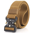 125cm KALOAD C01 3.8cm Nylon Belts For Men Women Metal Inserting Buckle Military Tactical Belt