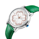 SKMEI 9159 Women Leather Strap Casual Dress Quartz Watch