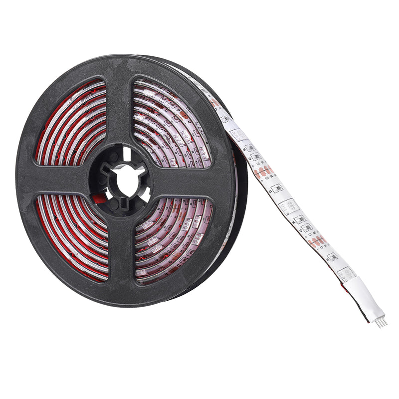 SOLMORE 2PCS Battery Supply 2M SMD5050 RGB Waterproof LED Strip Light with 3 Key Remote Controller