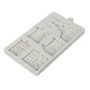 Christmas Tree House Silicone Mold DIY Baking Fondant Cake Chocolate Decorations