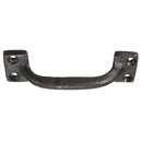 Black Iron Pull Door Handle 98mm Iron Gate Pull Handle with Screws