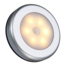 3pcs Battery Powered PIR Motion Sensor 6 LED Night Light White/Warm White Lamp for Hallway Cabinet