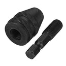 Drillpro 0.5-4mm Keyless Chuck 1/4 Inch Hex Shank Black Drill Chuck Adapter
