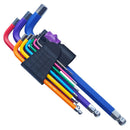 Drillpro 9Pcs 1.5mm-10mm Mini All-in-one Colorful Ball-End Hex L Wrench Key Screwdriver Set Powerful Repair Tools