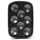 Rear Passenger Pillion Leather Seat Cushion Pad 6/8 Suction Cups For Harley Dyna Custom