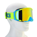Motorcycle Skiing Googles Spherical Anti Fog Lens Biker Glasses Unisex