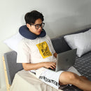 USB Rechargeable U-Shaped Neck Massager Electric Massager Cervical Vertebra Cushion Pillow