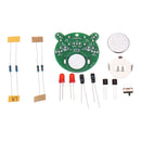 DIY Electronic Kit Set Cartoon Bear LED Flash Light Production Kit Simple Flash Parts DIY Skill Competition Triode Soldering