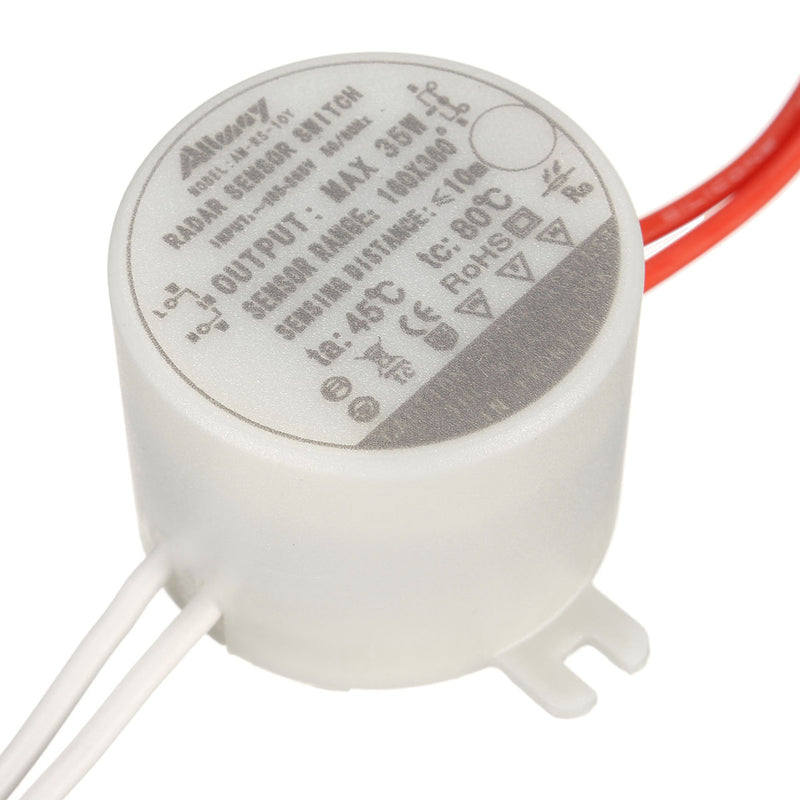 35W Circular Radar Microwave Induction Sensor Switch