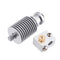 V6 1.75mm Short/Lone Distance Nozzle Extruder J-head Hotend Extrusion Print Head Assembly Kit with Teflon Tube for 3D Printer