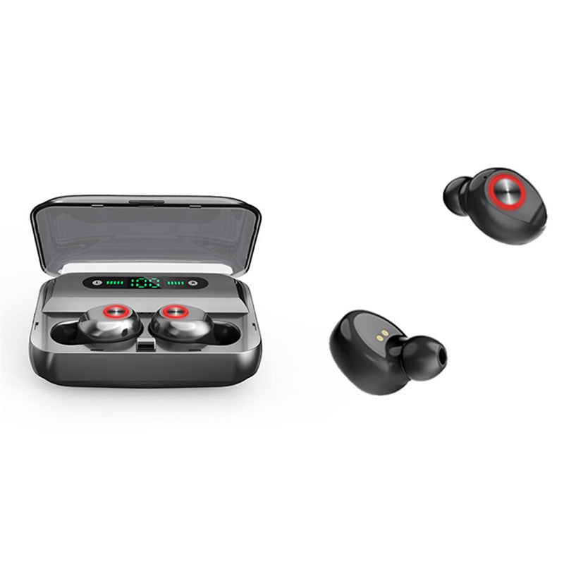 T10B TWS bluetooth 5.0 Earphone Wireless Stereo Headphones IPX7 Waterproof With Three LED Display Smart Charging Box