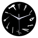 Emoyo ECY030 Creative Haircut Pattern Wall Clock 3D Wall Clock For Home Office Decorations B