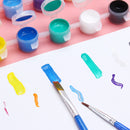 12 Colors Art DIY 3ML Watercolor Acrylic Pigment Painting Drawing +2 Brush Pen