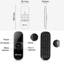 VONTAR 057 45 Keys Wireless Air Mouse Infrared Remote Control Learning Function Air Mouse with Gyroscope for Windows Android TV Box PC
