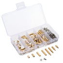 Suleve M3BH9 180Pcs M3 Male-Female Brass Hex Column Standoff Support Spacer Pillar Stainless Steel Screws Nuts for PCB Board