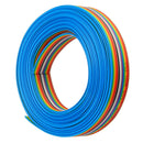 3pcs 5M 1.27mm Pitch Ribbon Cable 16P Flat Color Rainbow Ribbon Cable Wire Rainbow Cable