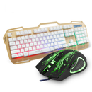 IMICE KM-690 USB Wired Gaming Keyboard 3 Color LED Backlit 2400DPI Gaming Mouse Combo