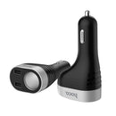 HOCO Z29 Dual USB Car LED Mobile Phone Charger 3.1A Charger Digital Display Car Charger