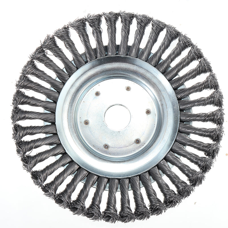 8 Inch Weed Brush Steel Wire Wheel Grout For Brushes Cutter Replacement Weed Eater Trimmer Head