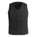 Men USB Electric Heating Vest Jacket Outdoor Sports Waterproof Winter Warm Clothes Heated Padded Coat