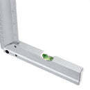 Mytec 300mm 90 Degree Angle Ruler Aluminum Alloy Square Marking Gauge Protractor Carpenter Measuring Tools Metric British with Bubble Level Metric