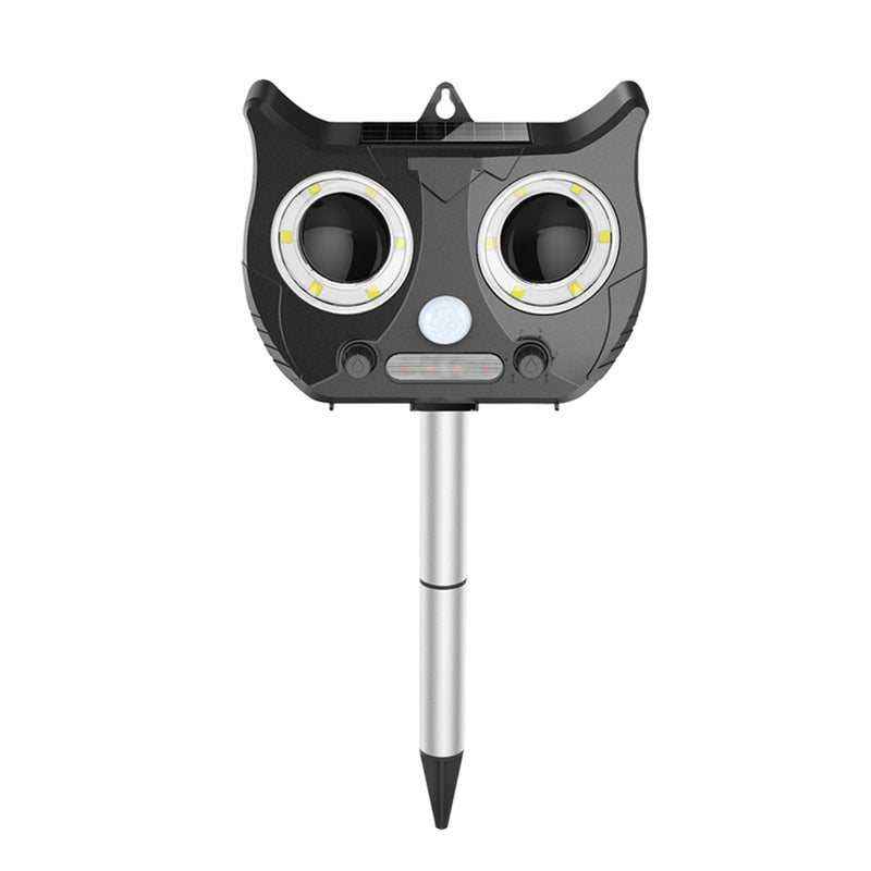 [Basic version]Portable Solar Battery Powered Ultrasonic Outdoor Pest And Animal Repeller Rat Repeller Get All Animal Invaders Friendly