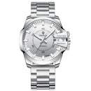 TEVISE T814 Luminous Display Business Style Men Watch Full Steel Automatic Mechanical Watch