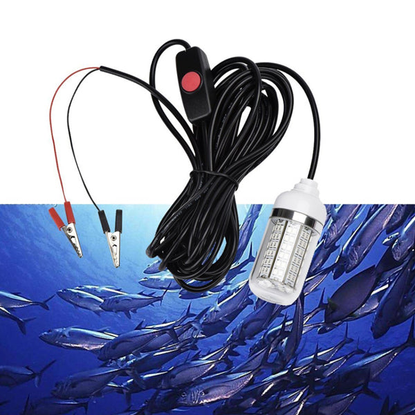 ZANLURE 12V Fishing Lamp 108pcs 2835 LED Underwater Fish Finder Light Pulls Shrimp Squid Krill Fishing Lure Light