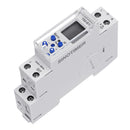 TM610 18mm Single Module DIN Rail 7 Days 24 Hours Programmable Timer Switch 220V