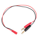 30cm 22AWG 4mm Bullet Banana Plug to JST Plug B6 Cable for 1S Lipo Battery