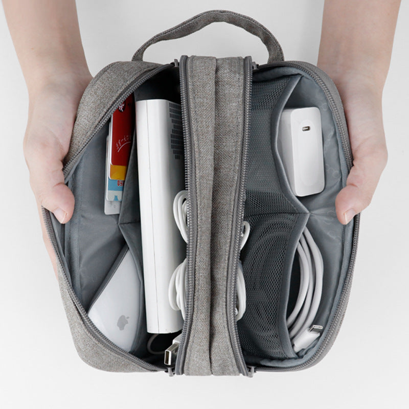 Boona 23*11cm Digital Accessories Storage Bag USB Charger USB Cable Mouse Flash Drive Earbuds Organizer Bag