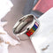 Trendy Stainless Steel Finger Ring Rainbow Rhinestone Ring Wholesale for Men