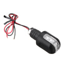 2pcs 12V Motorcycle Amber Handle Bar End Turn Signal 6LED Light Indicator Blinker