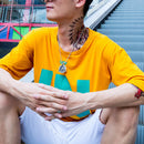 Punk Masonic Devil's Eye Titanium Steel Men's Necklace