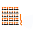 50pcs Plastic Ceramic Leveler Floor Wall Construction Tool Reusable Tile Spacers Leveling System