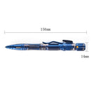T05 7-in-1 Outdoor EDC Multi-functional Self Defensive Tactical Ballpoint Pen With Emergency LED Light Whistle Glass Breaker for Outdoor Survival