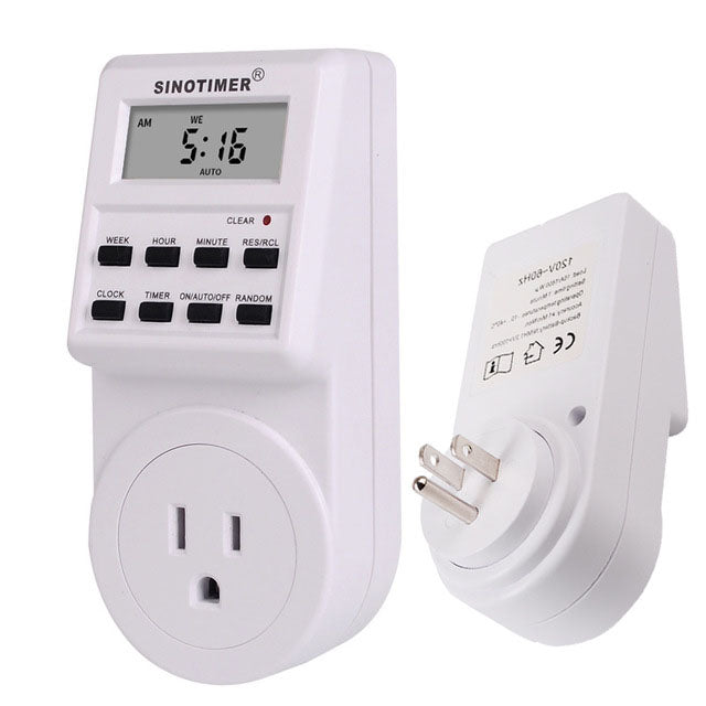 SINOTIMER 2 In 1 Kitchen Timer Switch Socket Convenient Adator And Timer Calculator
