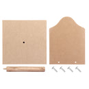 Toilet Loo Wooden Roll Paper Holder Bathroom Wall Mounted Roll Storage Rack Tissue Box