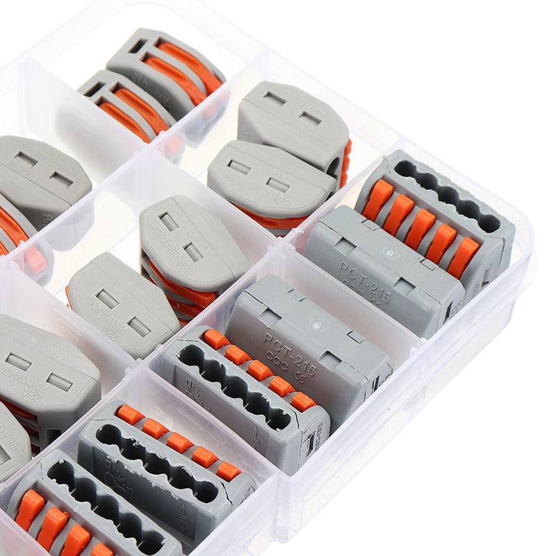 30Pcs Quick Connector PCT212/213/215 2P 3P 5P Universal Terminal Block
