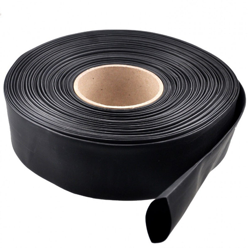 5m Black 2:1 Heat Shrink Tubing Tube Sleeve Wrap Wire Cable 15/20/25/30/35/40mm