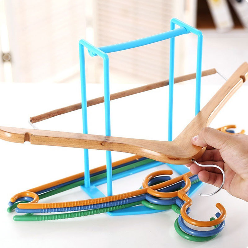 Creative Clothes Hanger Storage Rack Multifunctional Clothespin Oraganizer Holder