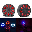 Waterproof Bicycle Rear Light 4 Modes LED Light Tail Bike Light Dual Light Design Cycling Safety War