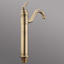 Tall Antique Bathroom Kitchen Sink Basin Faucet Hot & Cold Water Mixers Tap Single Handle