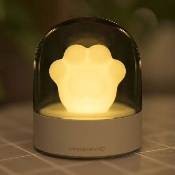 3Life 006 Creative Cat Paw Musical Night Light USB Charging LED Night Light Built In Music Player Remote Control Bedroom Table Lamps From Xiaomi Youpin