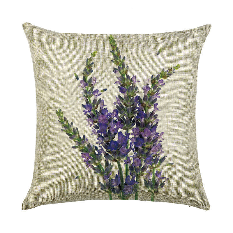 Honana 45x45cm Home Decoration Flowers and Plants Design Patterns Cotton Linen Pillow case