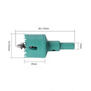 Drillpro 45-100mm M42 HSS Hole Saw Cutter Aurora Green Metal Tip Drill For Aluminum Iron Wood Drilling