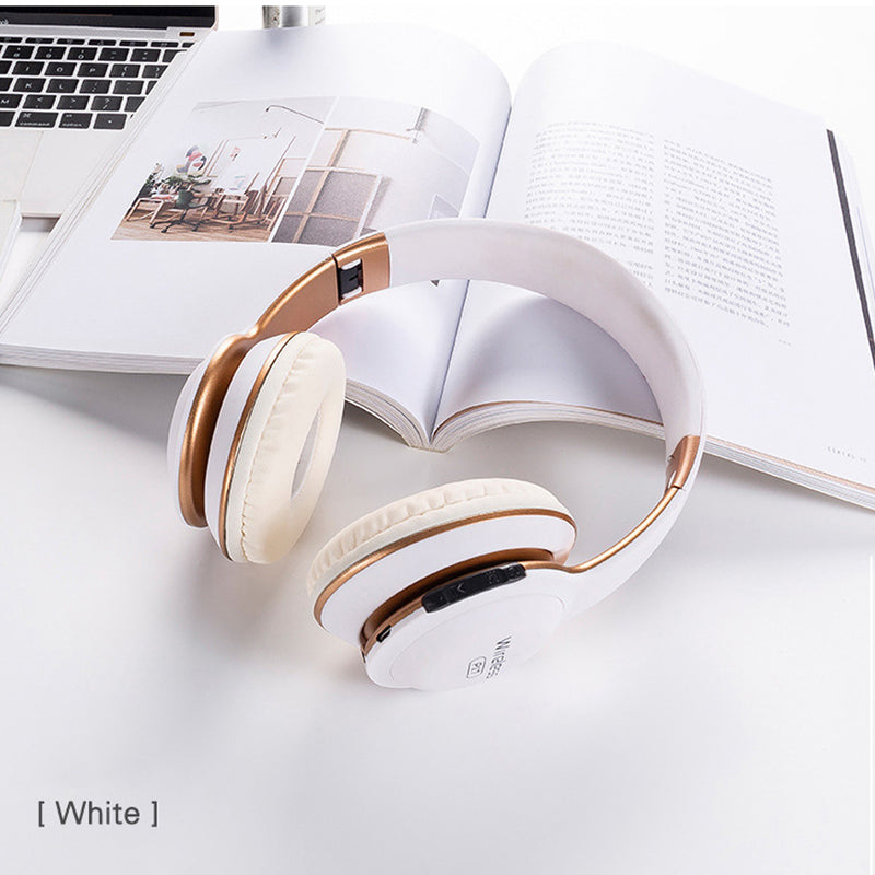 Foldable bluetooth 5.0 Headphone Dual Mode Hifi Wireless Stereo Headset with Mic Support FM Radio